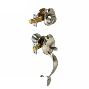 Handleset-Satin Nickel- circle