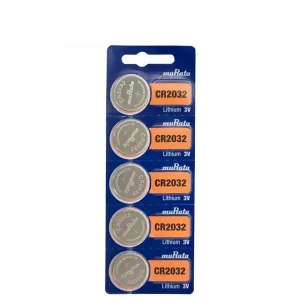 KeylessFactory - CR2032 - 3V Lithium Battery (5-Pack)